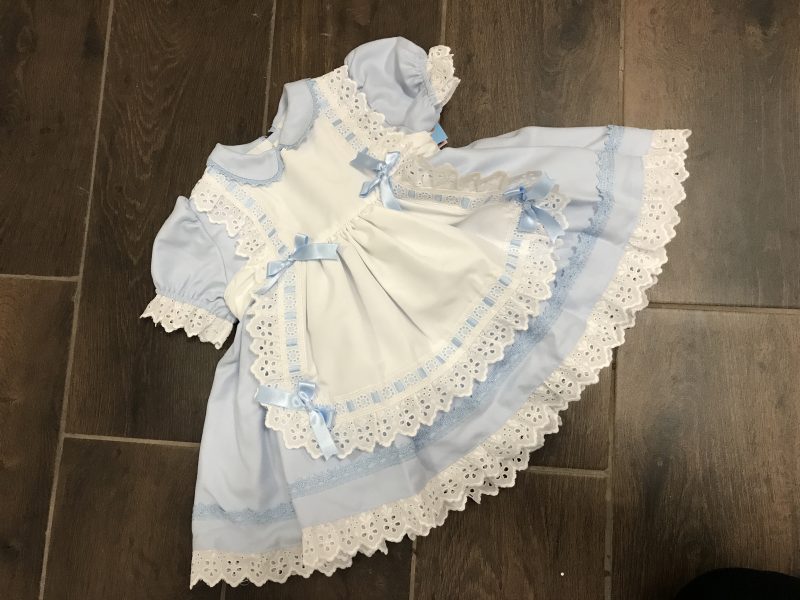 SPECIAL ORDER** Alice Blue Puffball Dress  Olla Childrenswear